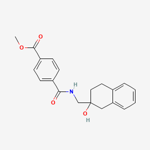 Methyl 4-(((2-hydroxy-1,2,3,4-tetrahydronaphthalen-2-yl)methyl)carbamoyl)benzoate