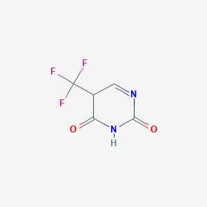 molecular formula C5H3F3N2O2 B3010249 5-(Trifluoromethyl)pyrimidine-2,4(3H,5H)-dione CAS No. 1171916-79-2; 54-20-6