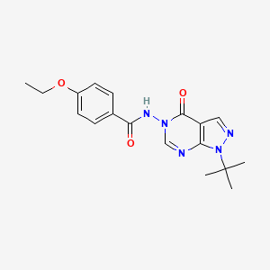 N-(1-(tert-butyl)-4-oxo-1H-pyrazolo[3,4-d]pyrimidin-5(4H)-yl)-4-ethoxybenzamide