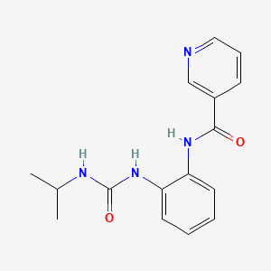 N-(2-(3-isopropylureido)phenyl)nicotinamide