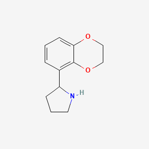 2-(2,3-Dihydro-1,4-benzodioxin-5-yl)pyrrolidine