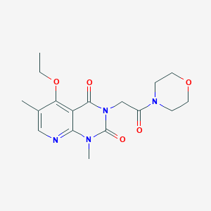 5-ethoxy-1,6-dimethyl-3-(2-morpholino-2-oxoethyl)pyrido[2,3-d]pyrimidine-2,4(1H,3H)-dione