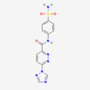 N-(4-sulfamoylphenyl)-6-(1H-1,2,4-triazol-1-yl)pyridazine-3-carboxamide
