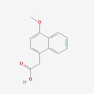 molecular formula C13H12O3 B3010355 (4-Methoxy-naphthalen-1-yl)-acetic acid CAS No. 15257-60-0