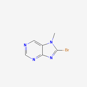 molecular formula C6H5BrN4 B3010386 8-Bromo-7-methylpurine CAS No. 1784976-95-9