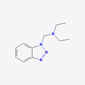 N-(benzotriazol-1-ylmethyl)-N-ethylethanamine