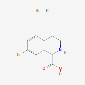 7-Bromo-1,2,3,4-tetrahydroisoquinoline-1-carboxylic acid;hydrobromide