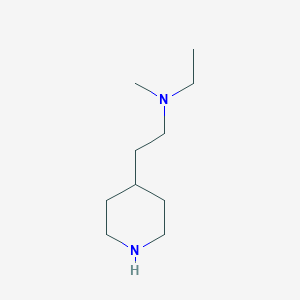 molecular formula C10H22N2 B3010406 N-乙基-N-甲基-2-哌啶-4-基乙胺 CAS No. 775288-49-8