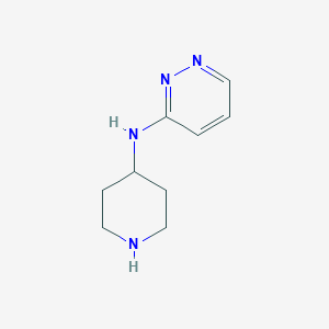 molecular formula C9H14N4 B3010413 N-(piperidin-4-yl)pyridazin-3-amine CAS No. 1248457-54-6; 1311315-74-8