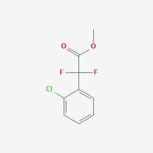 molecular formula C9H7ClF2O2 B3010429 Methyl 2-(2-chlorophenyl)-2,2-difluoroacetate CAS No. 1782332-00-6