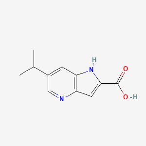 molecular formula C11H12N2O2 B3010490 6-异丙基-1H-吡咯并[3,2-b]吡啶-2-羧酸 CAS No. 1780748-32-4