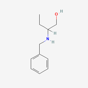 molecular formula C11H17NO B3010502 2-(Benzylamino)butan-1-ol CAS No. 26020-80-4; 6257-49-4