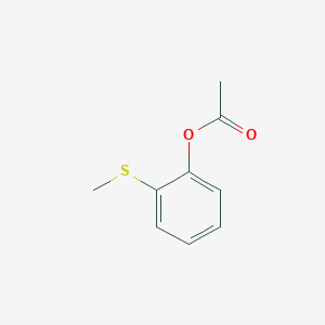 molecular formula C9H10O2S B3010523 2-乙酰氧基苯基甲基硫 CAS No. 75744-85-3