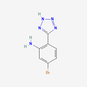 5-bromo-2-(1H-1,2,3,4-tetrazol-5-yl)aniline
