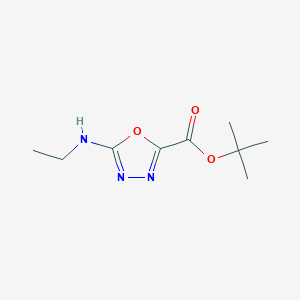 Tert-butyl 5-(ethylamino)-1,3,4-oxadiazole-2-carboxylate