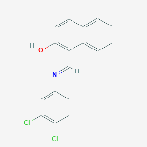 1-(3,4-Dichlorophenyliminomethyl)-2-naphthol