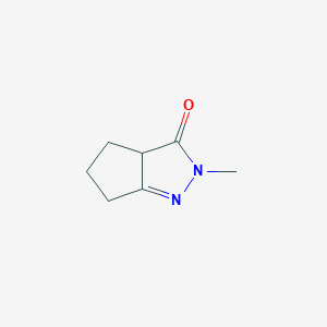 2-methyl-2H,3H,3aH,4H,5H,6H-cyclopenta[c]pyrazol-3-one