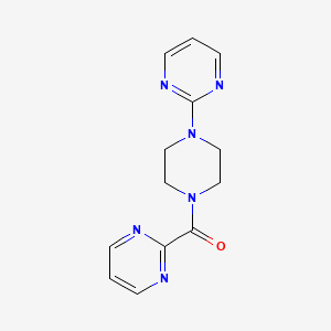 molecular formula C13H14N6O B3010593 Pyrimidin-2-yl(4-(pyrimidin-2-yl)piperazin-1-yl)methanone CAS No. 1286704-09-3