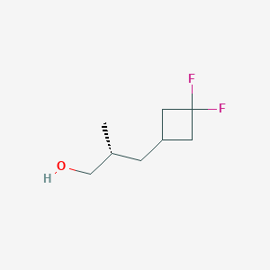 (2R)-3-(3,3-Difluorocyclobutyl)-2-methylpropan-1-ol