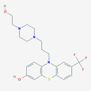 molecular formula C22H26F3N3O2S B030106 7-羟基氟奋乃静 CAS No. 33098-48-5