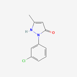 1-(3-chlorophenyl)-3-methyl-1H-pyrazol-5-ol