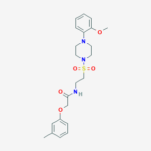 N-(2-((4-(2-methoxyphenyl)piperazin-1-yl)sulfonyl)ethyl)-2-(m-tolyloxy)acetamide