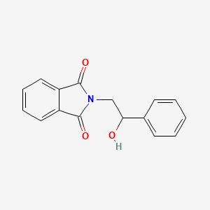 molecular formula C16H13NO3 B3010643 2-(2-Hydroxy-2-phenylethyl)isoindole-1,3-dione CAS No. 35645-98-8