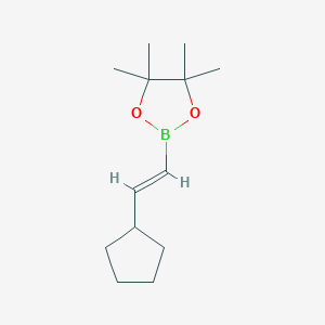 2-(2-Cyclopentylvinyl)-4,4,5,5-tetramethyl-1,3,2-dioxaborolane