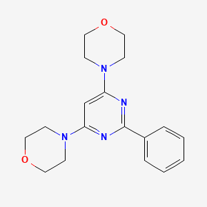 4-(6-Morpholino-2-phenyl-4-pyrimidinyl)morpholine