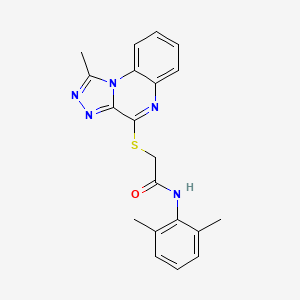 N-(2,6-dimethylphenyl)-2-((1-methyl-[1,2,4]triazolo[4,3-a]quinoxalin-4-yl)thio)acetamide
