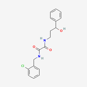 N1-(2-chlorobenzyl)-N2-(3-hydroxy-3-phenylpropyl)oxalamide