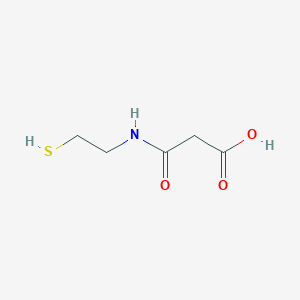 molecular formula C5H9NO3S B3010722 丙酸，3-[(2-巯基乙基)氨基]-3-氧代- CAS No. 80900-79-4