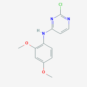 molecular formula C12H12ClN3O2 B3010730 2-chloro-N-(2,4-dimethoxyphenyl)pyrimidin-4-amine CAS No. 837423-56-0