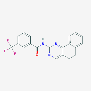 N-(5,6-dihydrobenzo[h]quinazolin-2-yl)-3-(trifluoromethyl)benzamide