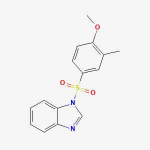 1-(4-Methoxy-3-methylphenyl)sulfonylbenzimidazole