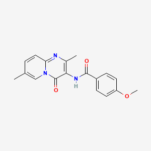 N-(2,7-dimethyl-4-oxo-4H-pyrido[1,2-a]pyrimidin-3-yl)-4-methoxybenzamide