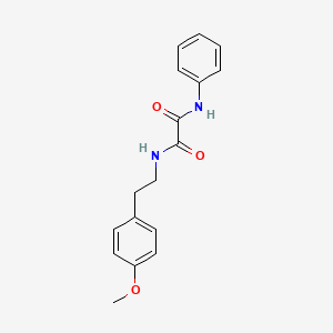 molecular formula C17H18N2O3 B3010900 N-[2-(4-methoxyphenyl)ethyl]-N'-phenyloxamide CAS No. 423728-37-4