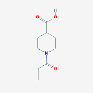 molecular formula C9H13NO3 B3010914 N-Acryloylisonipecotic Acid CAS No. 109486-01-3