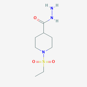 1-(Ethylsulfonyl)piperidine-4-carbohydrazide