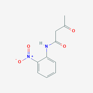 molecular formula C10H10N2O4 B3010982 N-(2-硝基苯基)-3-氧代丁酰胺 CAS No. 90915-86-9
