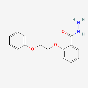 molecular formula C15H16N2O3 B3011037 2-(2-Phenoxyethoxy)benzohydrazide CAS No. 380335-33-1