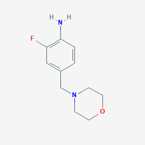 2-Fluoro-4-[(morpholin-4-yl)methyl]aniline