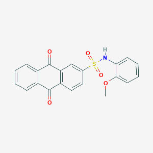 N-(2-methoxyphenyl)-9,10-dioxo-9,10-dihydroanthracene-2-sulfonamide