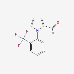 1-[2-(trifluoromethyl)phenyl]-1H-pyrrole-2-carbaldehyde