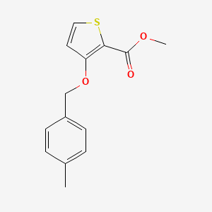 Methyl 3-[(4-methylbenzyl)oxy]-2-thiophenecarboxylate