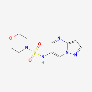 N-(pyrazolo[1,5-a]pyrimidin-6-yl)morpholine-4-sulfonamide