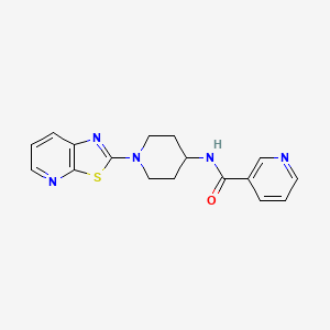 N-(1-(thiazolo[5,4-b]pyridin-2-yl)piperidin-4-yl)nicotinamide