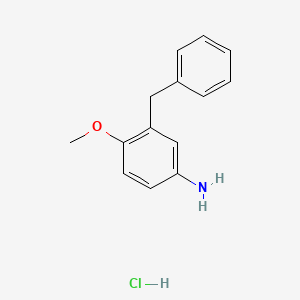 3-Benzyl-4-methoxyaniline hydrochloride