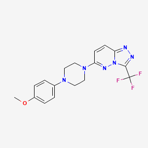 6-[4-(4-Methoxyphenyl)piperazin-1-yl]-3-(trifluoromethyl)-[1,2,4]triazolo[4,3-b]pyridazine