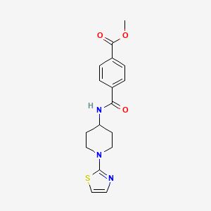 Methyl 4-((1-(thiazol-2-yl)piperidin-4-yl)carbamoyl)benzoate